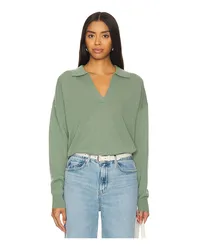 27 miles malibu PULLOVER MIT HOHEM KRAGEN UND AUSSCHNITT ARLINE in Sage Sage