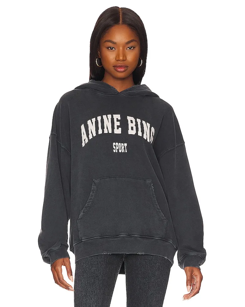 Anine Bing SWEATSHIRT HARVEY in Black Black