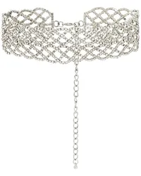 8 Other Reasons CHOKER ELEGANCE in Metallic Silver Metallic