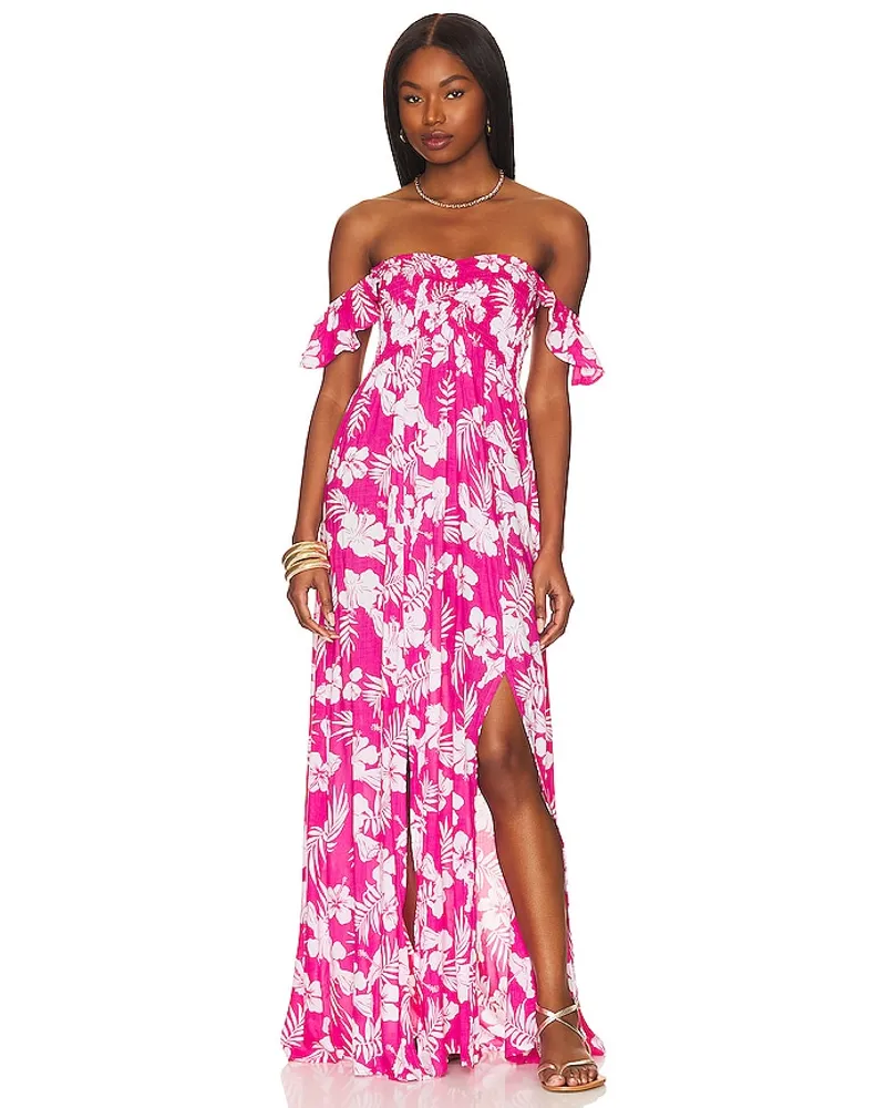 Tiare Hawaii MAXIKLEID HOLLIE in Fuschia Fuschia