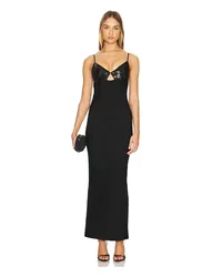 Hervé Léger Sequin Salma Dress in Black Black