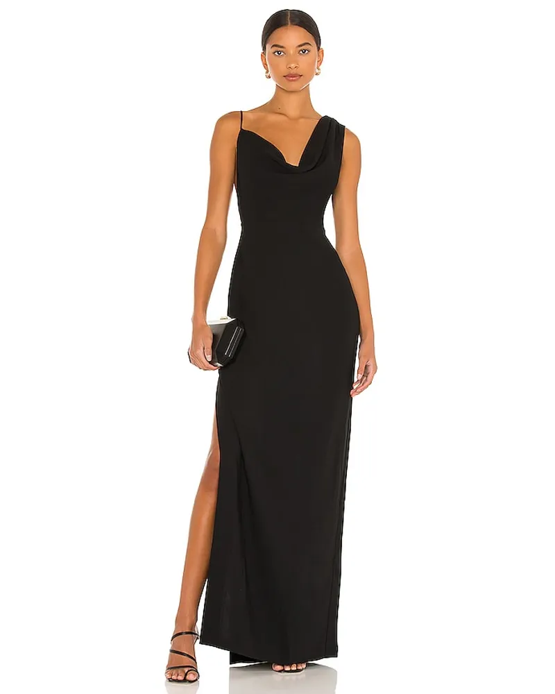 Amanda Uprichard ABENDKLEID ARIAL in Black Black