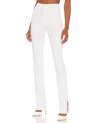 Favorite Daughter JEANS VALENTINA SUPER HIGH RISE TOWER JEAN WITH SLIT in White White