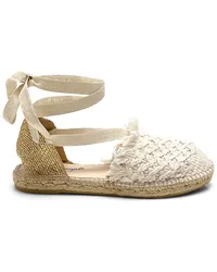 Free People Vida Wrap Espadrille in Ivory Ivory