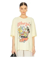 DAYDREAMER SHIRT WEEZER COLLAGE in Yellow Yellow