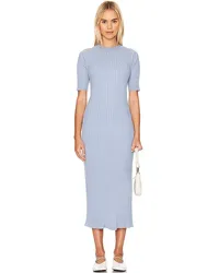 Varley MIDI-KLEID MAEVE KNIT in Baby Blue Baby