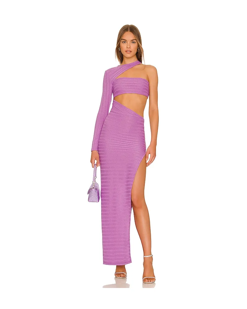 BRONX AND BANCO KLEID AMARA in Purple Purple