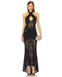 Michael Costello ABENDKLEID MIRABELLA in Black Black