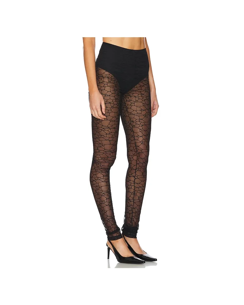 Kiki De Montparnasse Black Lace Insert shops Leggins