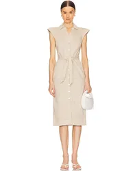 Paige MIDI-KLEID JAXSYN in Beige Beige