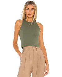 Free People TANK-TOP HAYLEY RACERBACK in Army Army