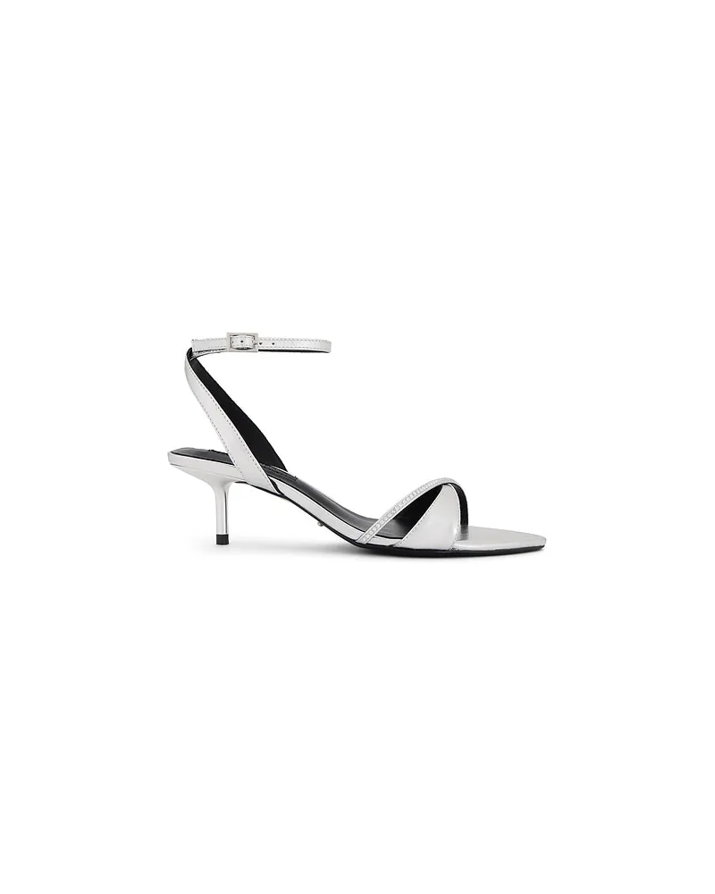 Tony Bianco SANDALE FORTUNE in Metallic Silver Metallic