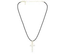 Cross Pendant Necklace in White
