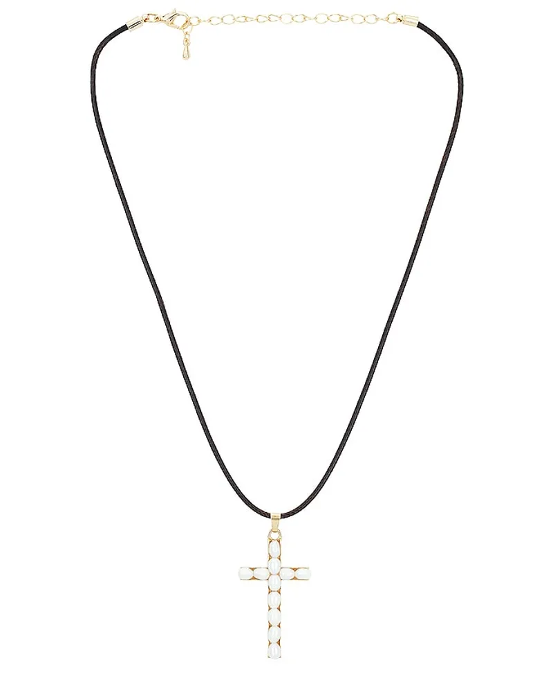 8 Other Reasons Cross Pendant Necklace in White White