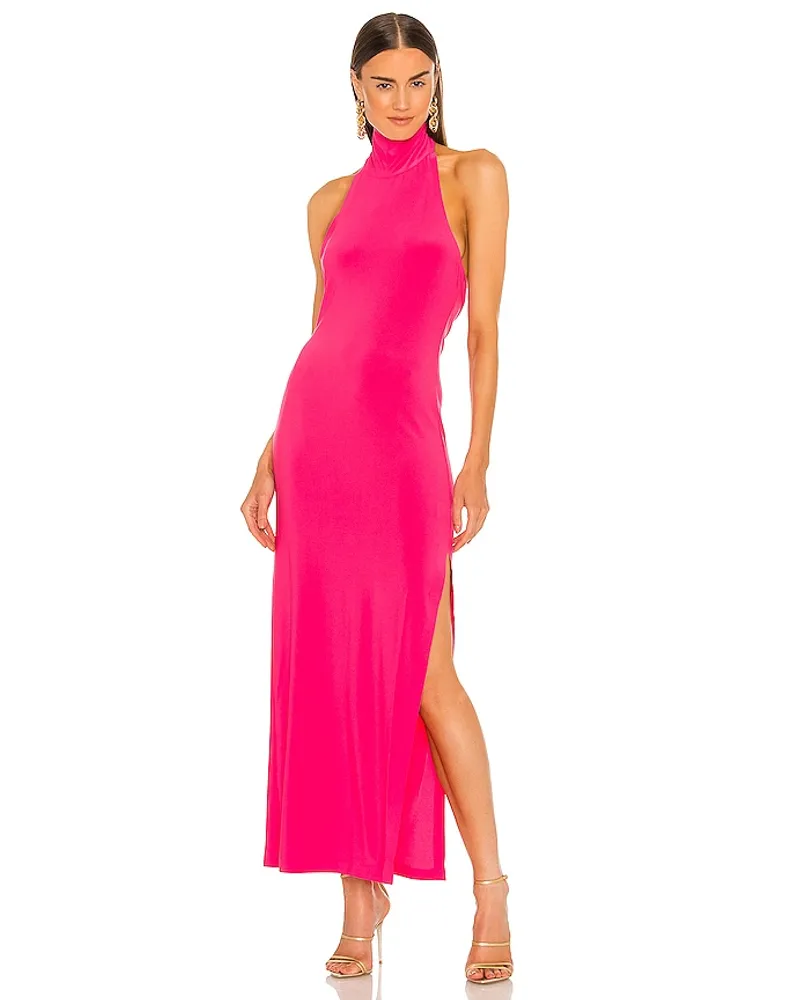 Norma Kamali ABENDKLEID in Fuchsia Fuchsia