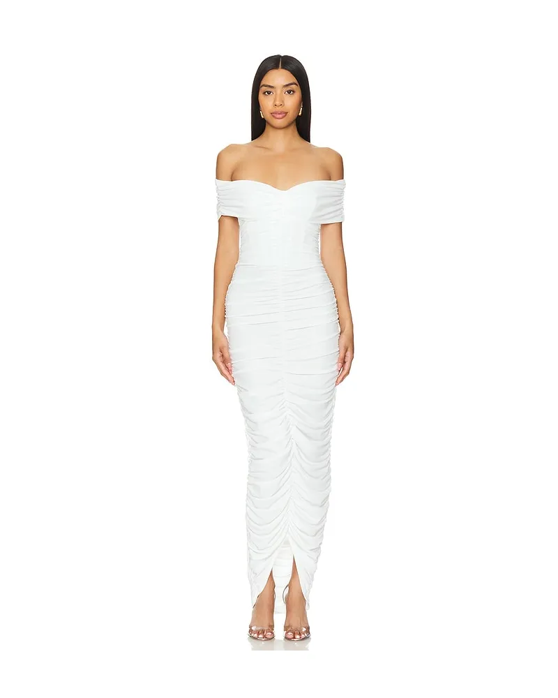 MAJORELLE ABENDKLEID SIGOURNEY in White White