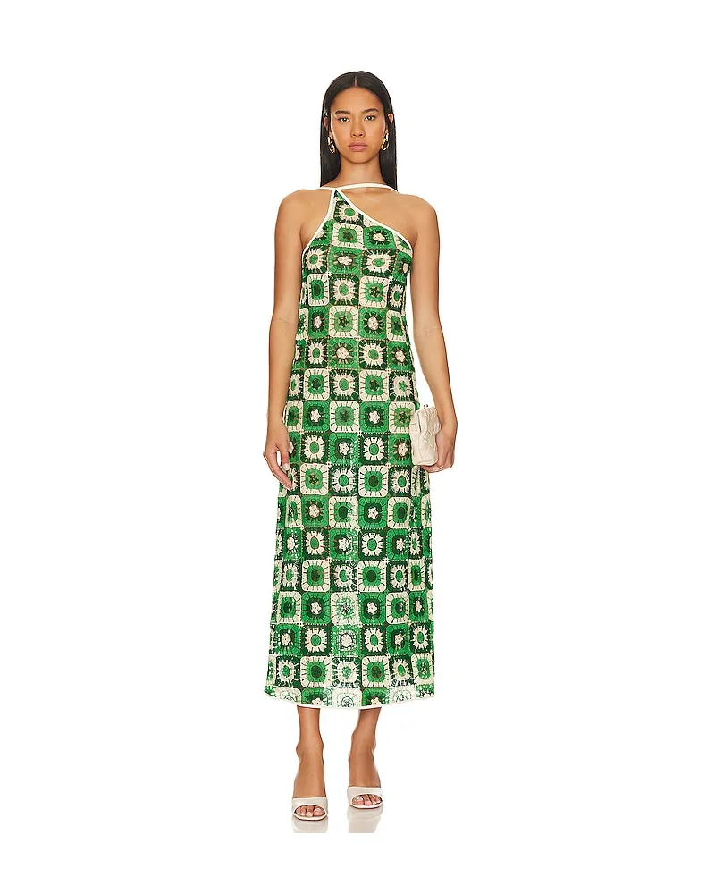 Johanna Ortiz MAXIKLEID LEMONGRASS in Green Green