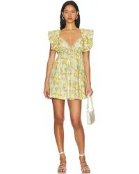 For Love and Lemons MINIKLEID TAMRA in Yellow Yellow