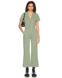 PISTOLA UTILITY-JUMPSUIT MIT WEITEM BEIN MAKENNA in Olive Olive