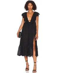 Tularosa MIDI-KLEID JAMES in Black Black