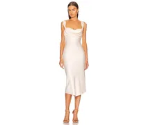 MIDI-KLEID KYLEN in Ivory