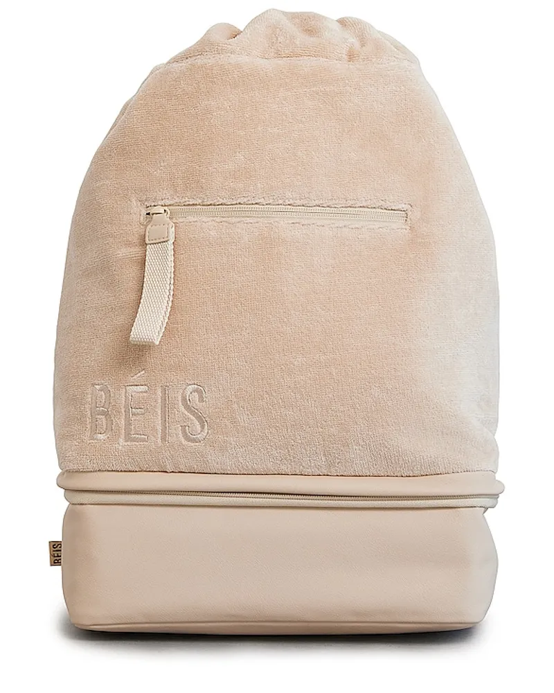 BEIS RUCKSACK TERRY in Beige Beige