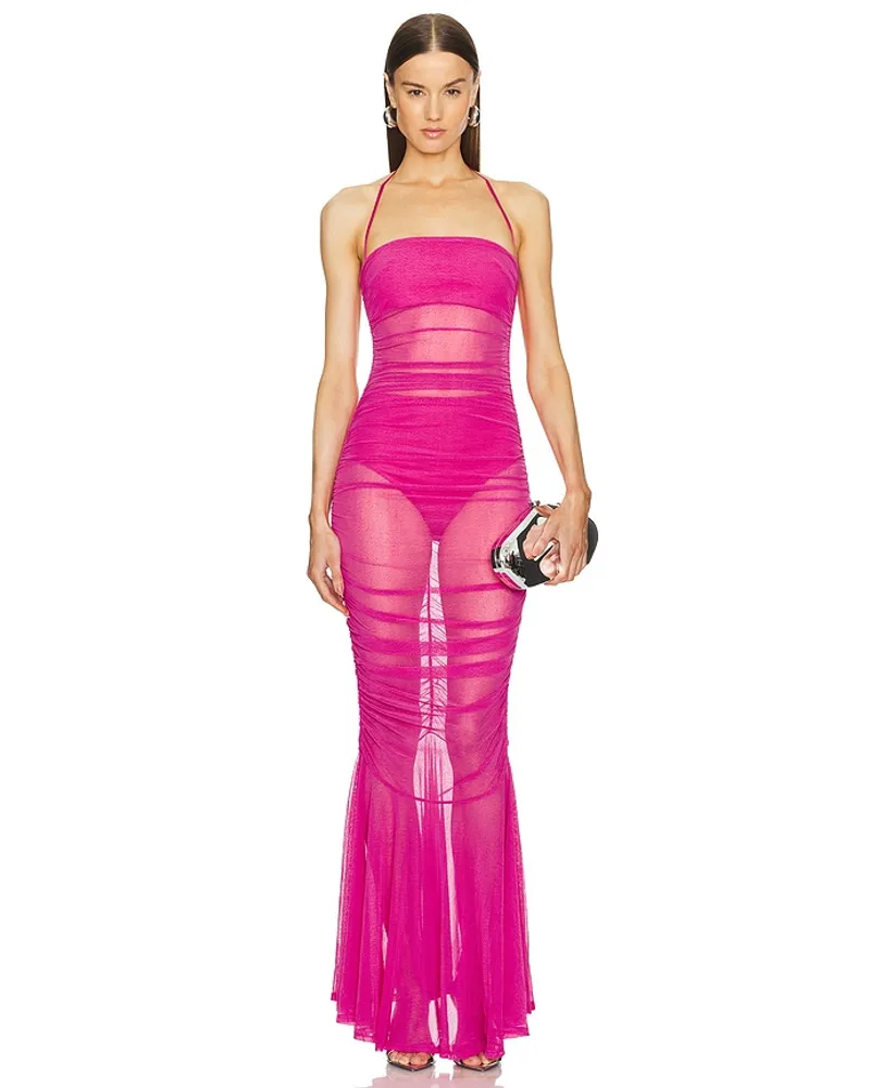 Michael Costello ABENDKLEID CLEA in Pink Pink