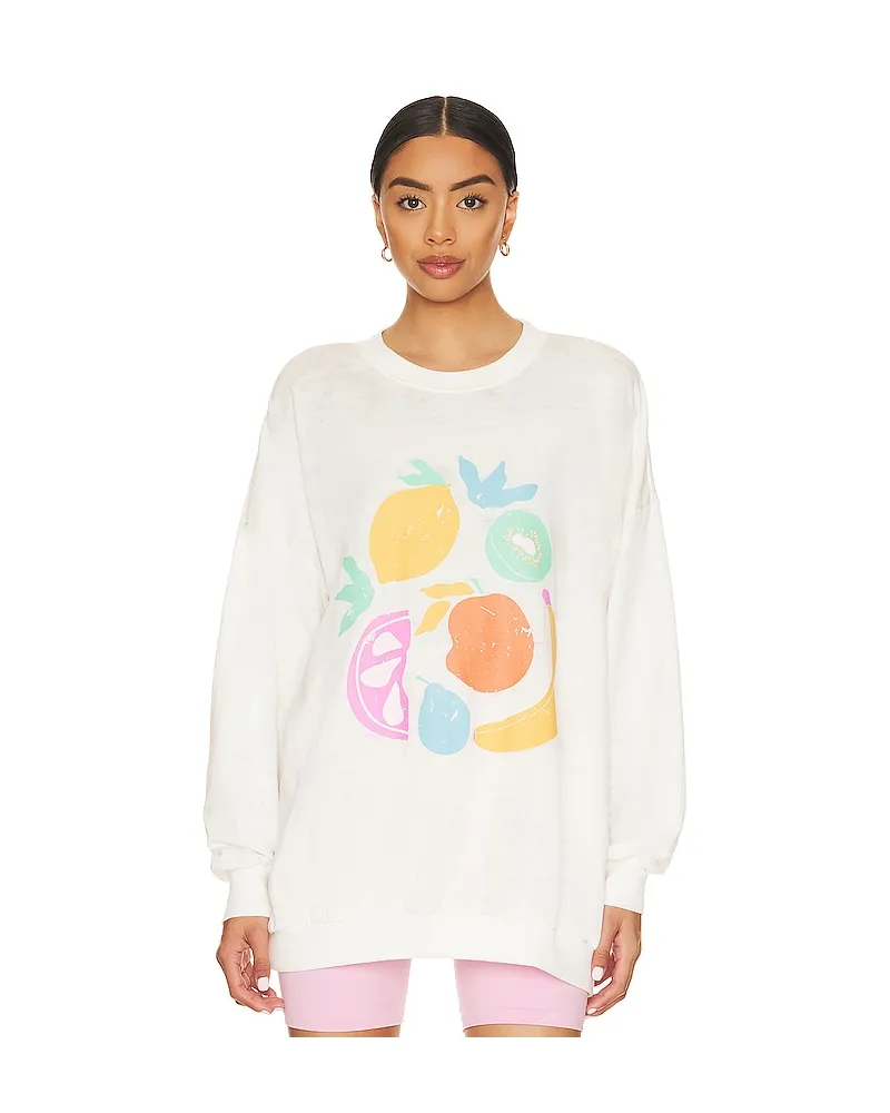 Show Me Your Mumu SWEATSHIRT JAMES in White White