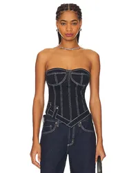 superdown BUSTIER-TOP KENNY in Blue Blue