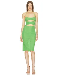 Michael Costello MIDI-KLEID ELLIOT in Green Green