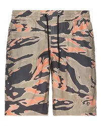 AllSaints SHORTS SOLAR CAMO in Olive Olive