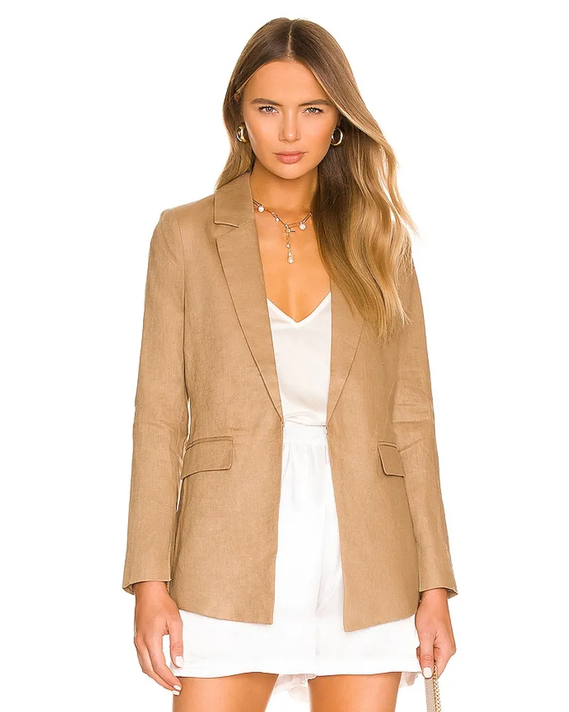 Central Park West BLAZER MIT LEINENANTEIL BLAKE in Tan Tan