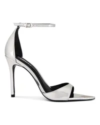 Schutz SANDALE PAMELA in Metallic Silver Metallic