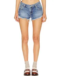 One Teaspoon LOW-WAIST-JEANSSHORTS DUKES in Blue Blue