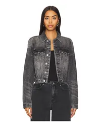 GRLFRND JEANSJACKE MAEVE FITTED in Black Black