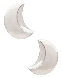 JULIETTA OHRRINGE MOONLIGHT in Metallic Silver Metallic