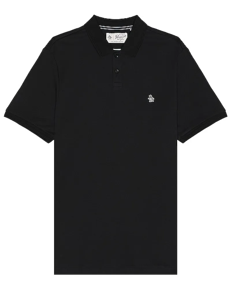 Original Penguin POLOHEMD in Black Black