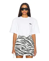 ROTATE Birger Christensen T-SHIRT in White White