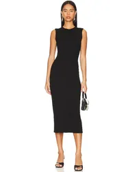 Enza Costa Sleeveless Midi in Black Black