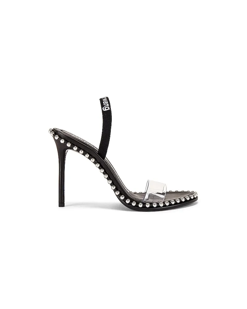 Alexander Wang STILETTOS MIT LOGO NOVA in Black Black