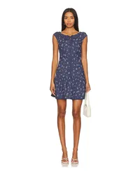 Free People MINIKLEID BEASLEY in Navy Navy