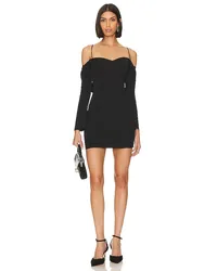 Amanda Uprichard KLEID SIMS in Black Black