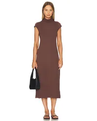 Varley MIDI-KLEID TAUNTON in Brown Brown