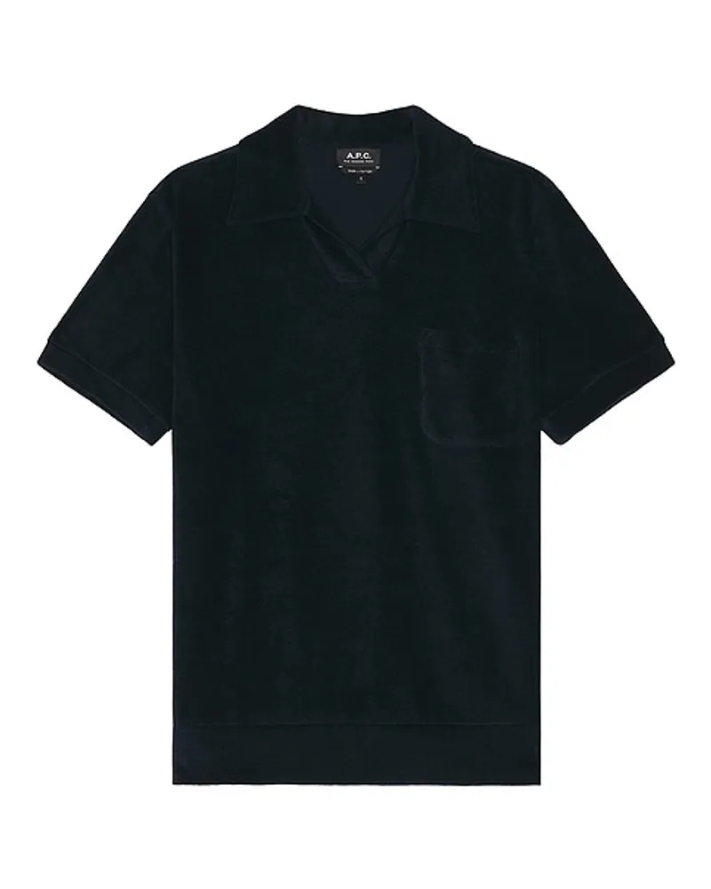 A.P.C. POLOHEMD in Blue