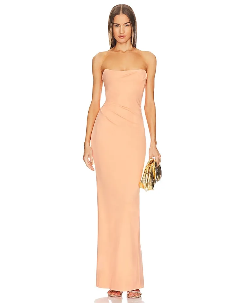 Michael Costello ABENDKLEID BRIGGS in Peach Peach