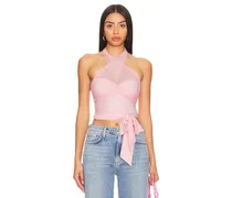 NECKHOLDER-TOP CHARLIZE in Pink