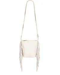 AllSaints UMHÄNGETASCHE EVALINE FRINGE in White White