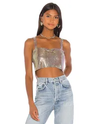 superdown CHAIN CROP-TOP SHANA in Metallic Silver Metallic