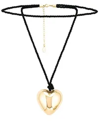 8 Other Reasons CHOKER METALLIC HEART in Metallic Gold Metallic