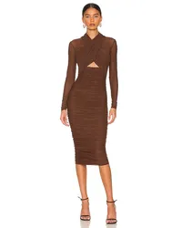 Bardot KLEID ALIYAH in Chocolate Chocolate